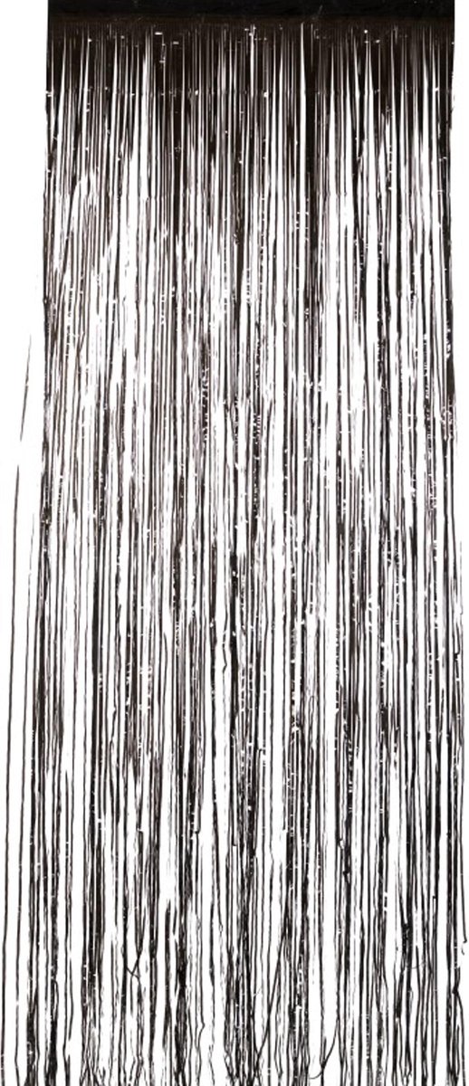 SMIFFYS - Glanzend zwart gordijn - Decoratie > Muur-, deur- en raamdecoratie